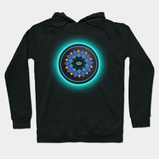 Third Eye, Lotus Flower Mandala. Protection and Guidance. Hoodie